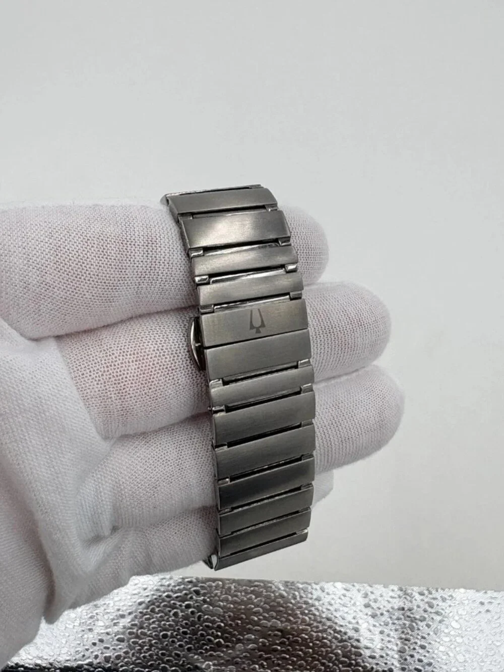 Bulova CURV 98A206 Chronograph Watch Warm Grey IP Sapphire Crystal With Box